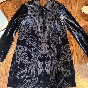 Zara velvet shift dress size Small (slip underneath included)